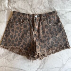 BLANK NYC The Barrow Vintage Hi Rise Denim Shorts Size 28